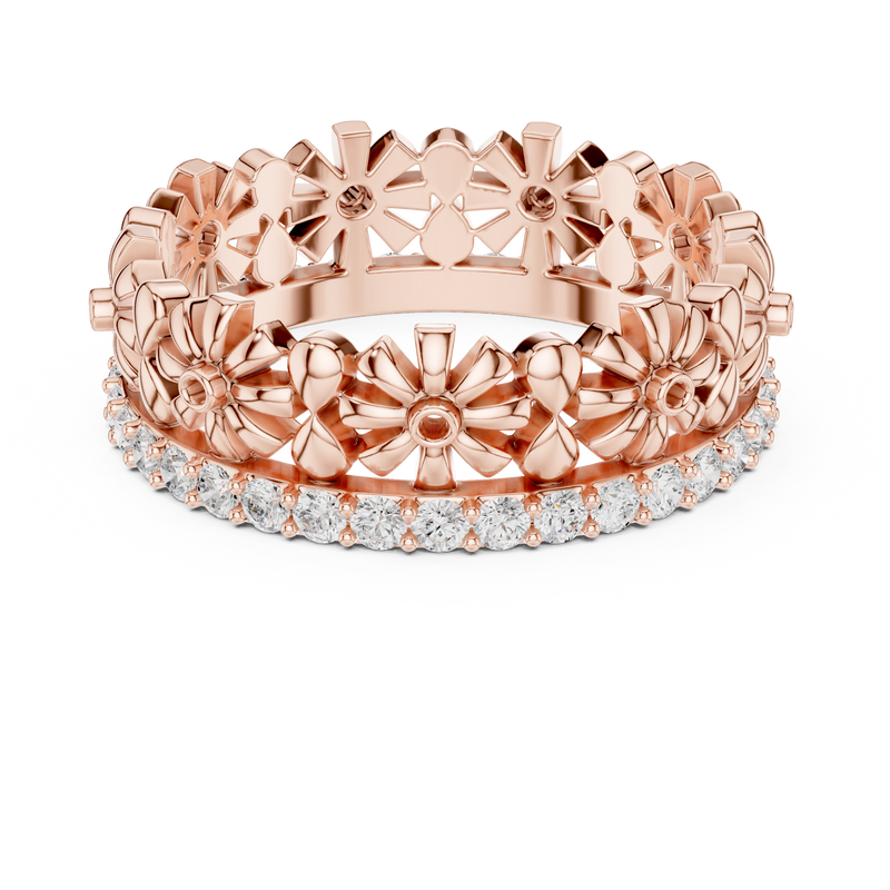 Ladies Ring R42@7 - Rose Gold - Image
