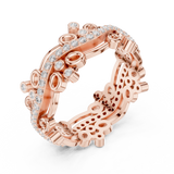 Ladies Ring R44@7 - Rose Gold - Image