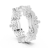 Ladies Ring R44@7 - White Gold - Image