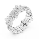 Ladies Ring R44@7 - White Gold - Image