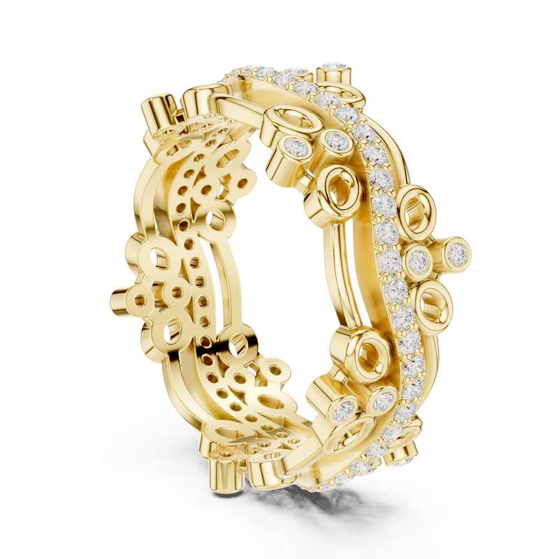 Ladies Ring R44@7 - Yellow Gold - Image