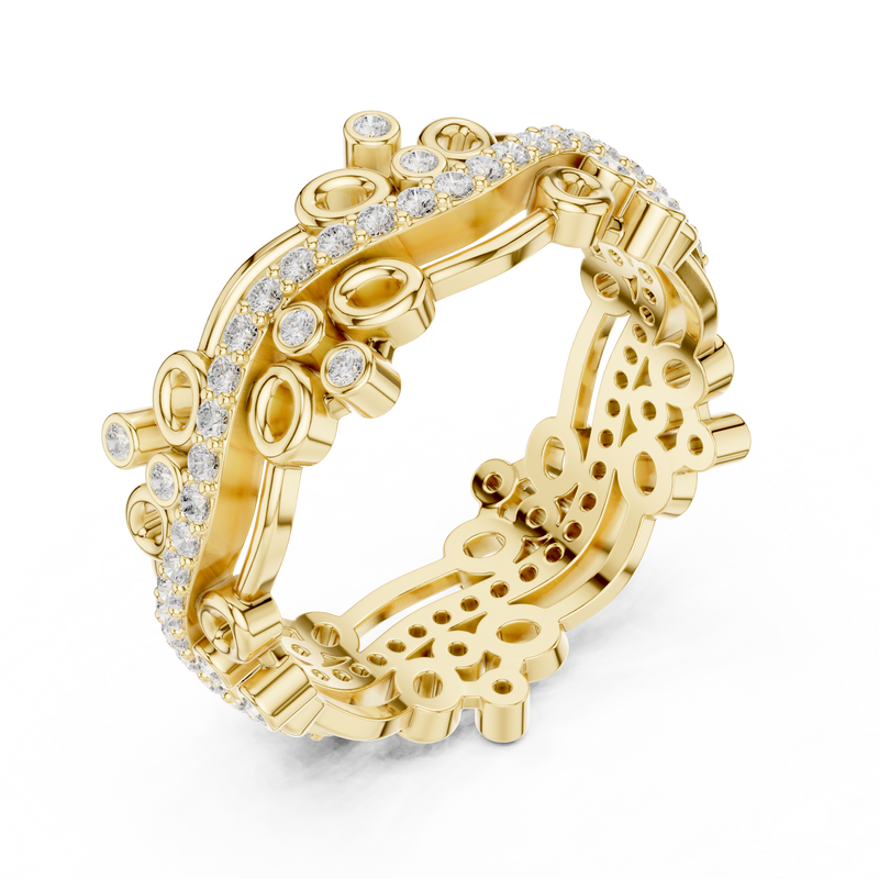Ladies Ring R44@7 - Yellow Gold - Image