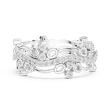 Ladies Ring R44@7 - White Gold - Image