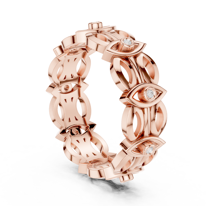 Ladies Ring R46@7 - Rose Gold - Image
