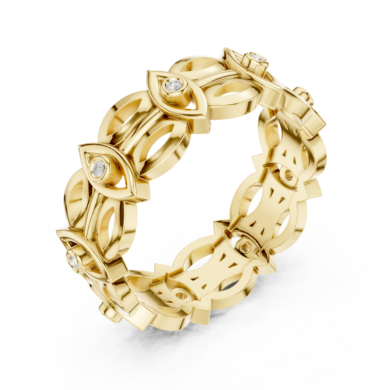 Ladies Ring R46@7 - Yellow Gold - Image