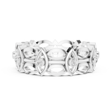 Ladies Ring R46@7 - White Gold - Image