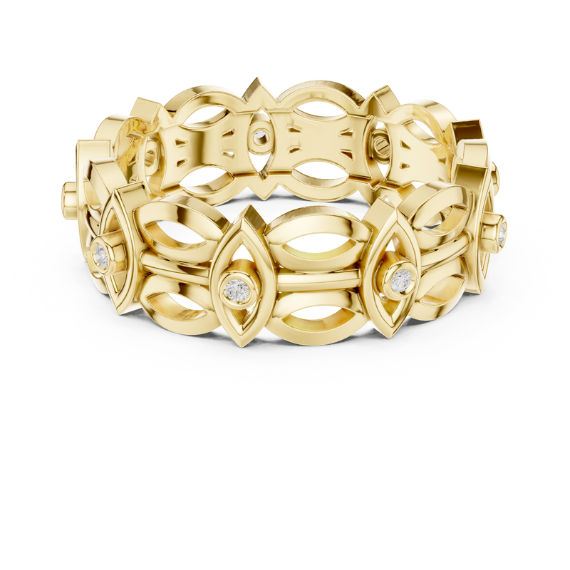 Ladies Ring R46@7 - Yellow Gold - Image