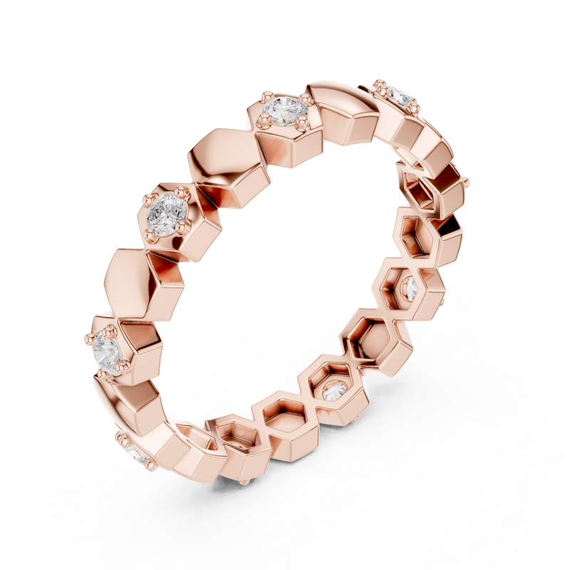 Ladies Ring R5@7 - Rose Gold - Image