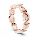 Ladies Ring R6@7 - Rose Gold - Image