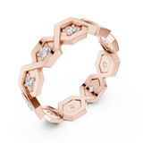 Ladies Ring R6@7 - Rose Gold - Image