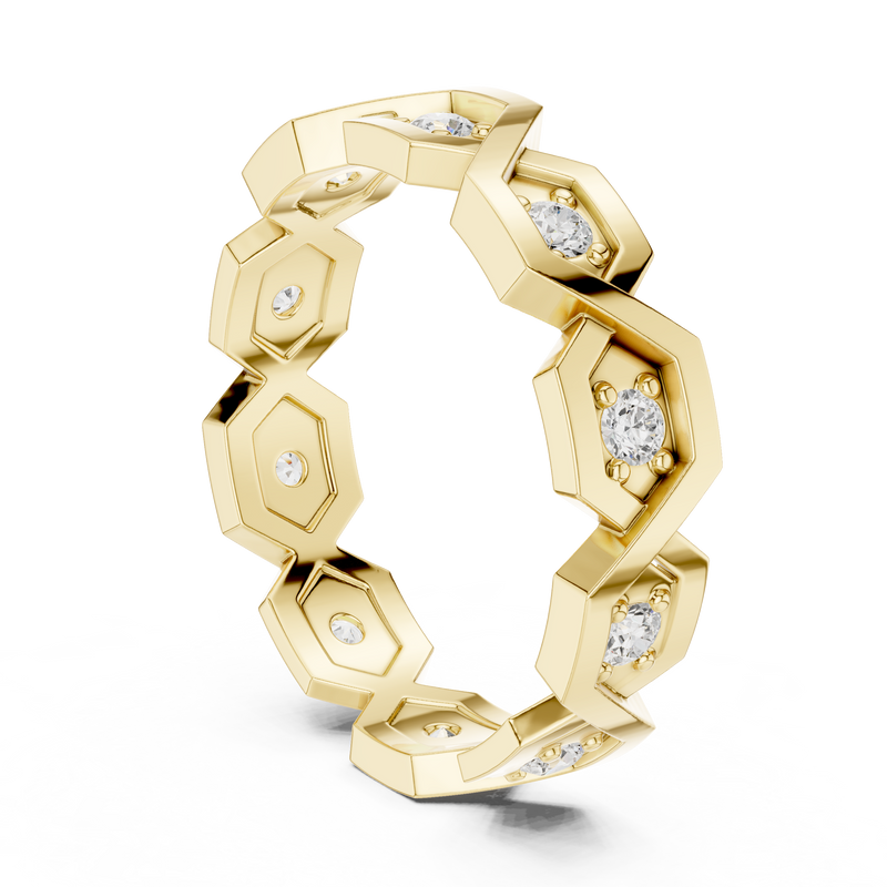 Ladies Ring R6@7 - Yellow Gold - Image
