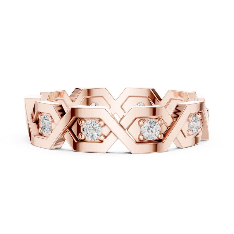 Ladies Ring R6@7 - Rose Gold - Image