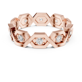 Ladies Ring R6@7 - Rose Gold - Image