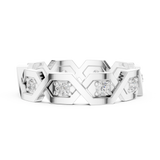 Ladies Ring R6@7 - White Gold - Image