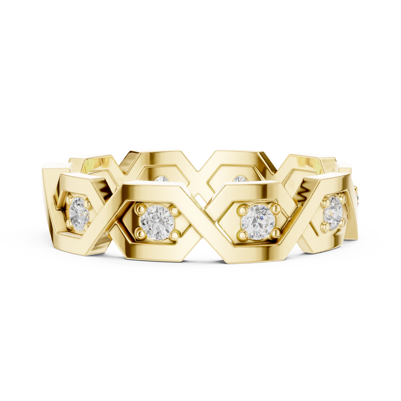 Ladies Ring R6@7 - Yellow Gold - Image
