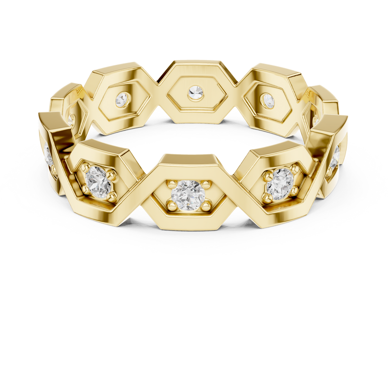 Ladies Ring R6@7 - Yellow Gold - Image