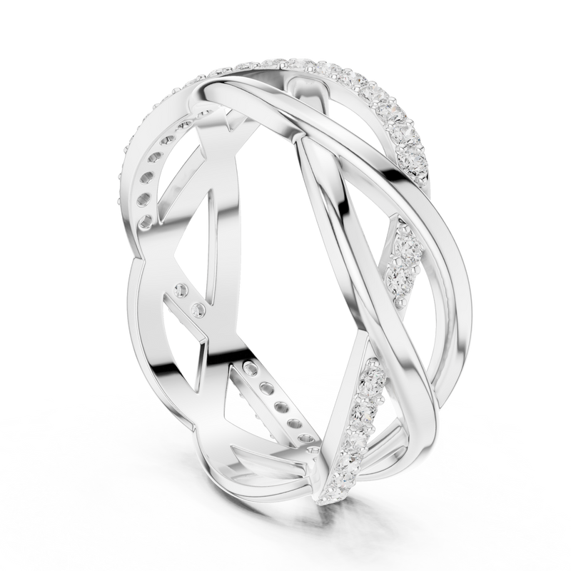 Ladies Ring R8@7 - White Gold - Image
