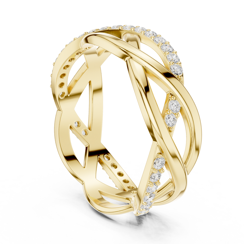 Ladies Ring R8@7 - Yellow Gold - Image