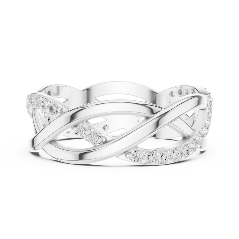 Ladies Ring R8@7 - White Gold - Image