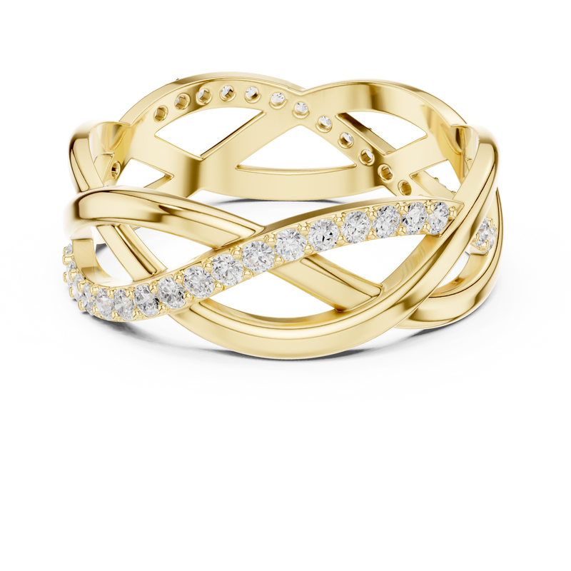 Ladies Ring R8@7 - Yellow Gold - Image
