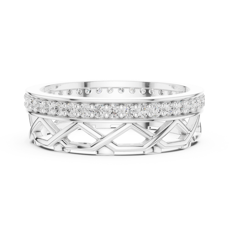 Ladies Ring R9@7 - White Gold - Image
