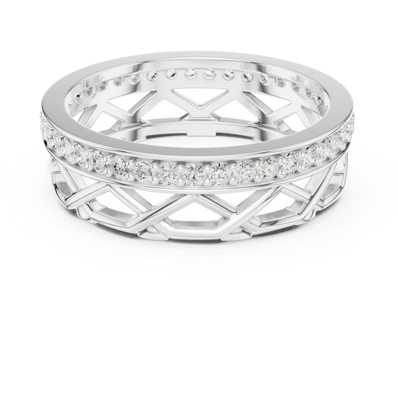 Ladies Ring R9@7 - White Gold - Image