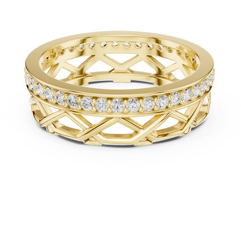 Ladies Ring R9@7 - Yellow Gold - Image