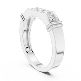 Mens Ring SBMR(10) - White Gold - Image