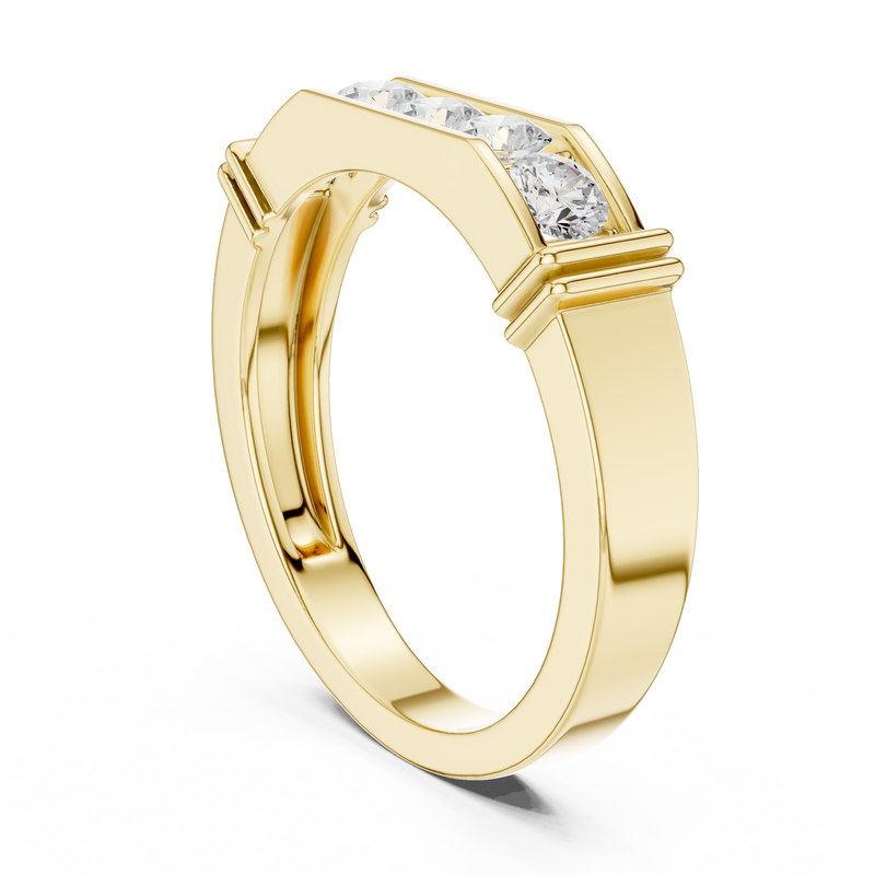Mens Ring SBMR(10)@7 - Yellow Gold - Image