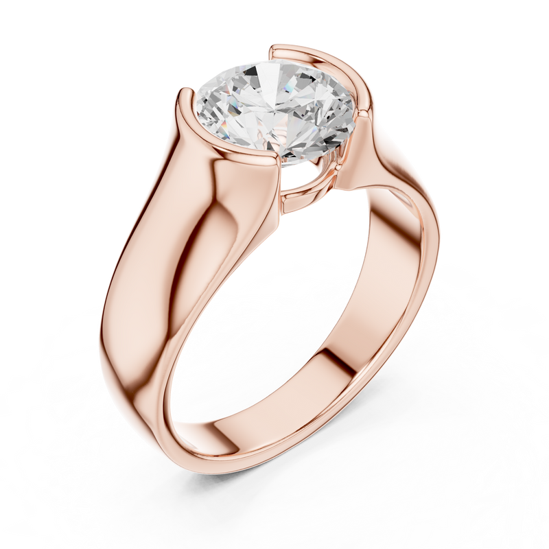 Mens Ring SBMR(11)@7 - Rose Gold - Image