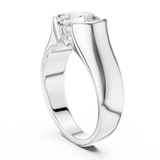 Mens Ring SBMR(11)@7 - White Gold - Image