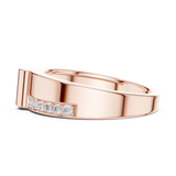 Mens Ring SBMR(12)@7 - Rose Gold - Image