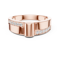 Mens Ring SBMR(12) - Rose Gold - Image