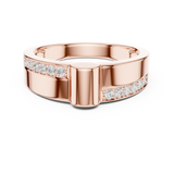 Mens Ring SBMR(12)@7 - Rose Gold - Image