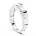 Mens Ring SBMR(12) - White Gold - Image