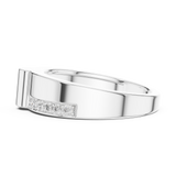 Mens Ring SBMR(12)@7 - White Gold - Image