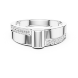 Mens Ring SBMR(12) - White Gold - Image