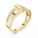 Mens Ring SBMR(12)@7 - Yellow Gold - Image