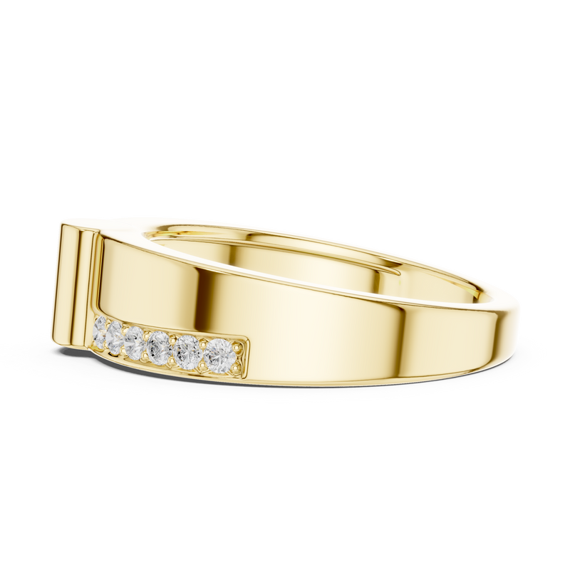 Mens Ring SBMR(12)@7 - Yellow Gold - Image