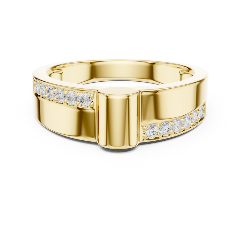 Mens Ring SBMR(12) - Yellow Gold - Image