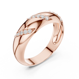 Mens Ring SBMR(13)@7 - Rose Gold - Image