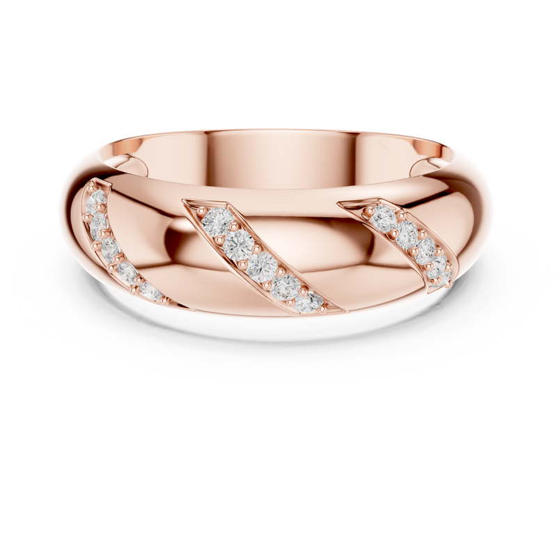 Mens Ring SBMR(13)@7 - Rose Gold - Image