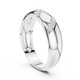 Mens Ring SBMR(13) - White Gold - Image