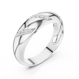 Mens Ring SBMR(13)@7 - White Gold - Image