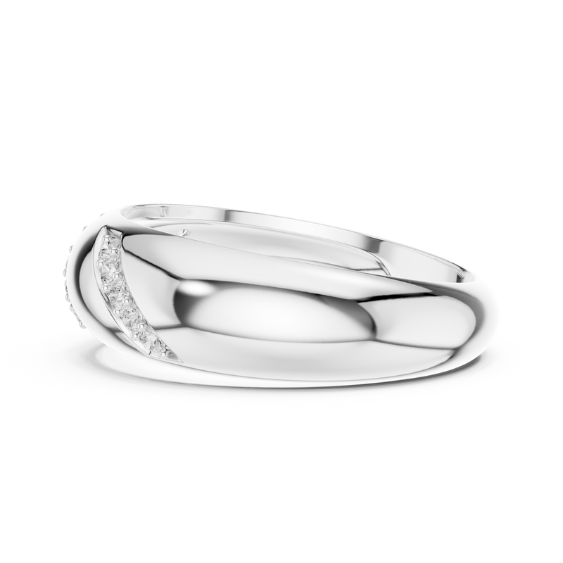 Mens Ring SBMR(13) - White Gold - Image