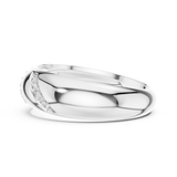 Mens Ring SBMR(13)@7 - White Gold - Image
