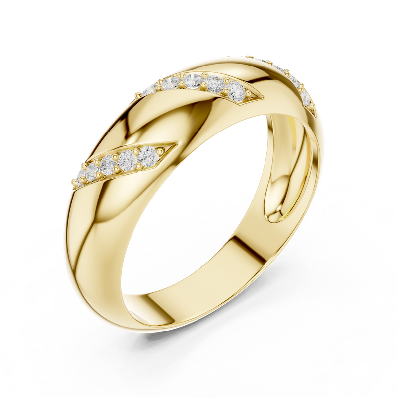 Mens Ring SBMR(13)@7 - Yellow Gold - Image