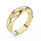 Mens Ring SBMR(13) - Yellow Gold - Image