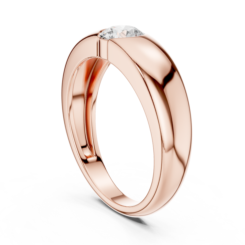 Mens Ring SBMR(15) - Rose Gold - Image