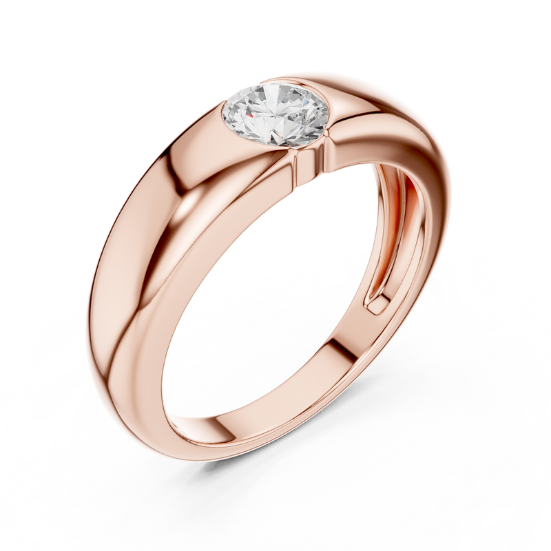 Mens Ring SBMR(15) - Rose Gold - Image